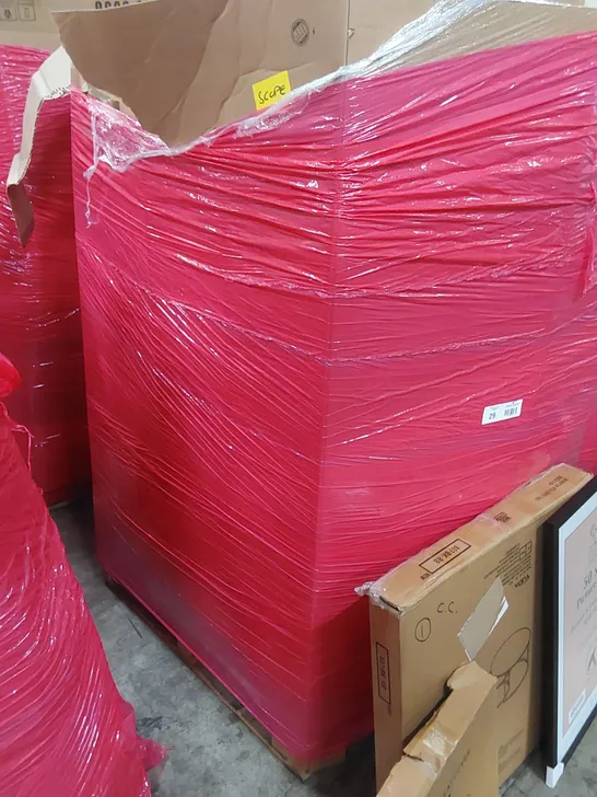 LARGE PALLET OF ASSORTED HOUSEHOLD PRODUCTS TO INCLUDE; JUNIOR BASKETBALL SYSTEM, STEEL HANDLE OFFICECHAIR, METAL COFFEE TABLE AND PICTURE FRAME