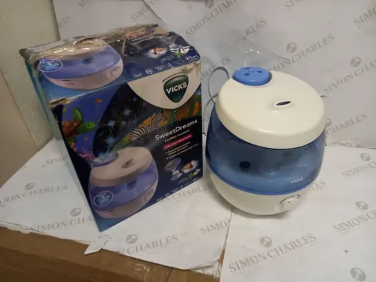 VICKS VUL575 SWEET DREAMS COOL MIST HUMIDIFIER WITH IMAGE PROJECTOR