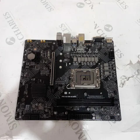 BOXED MSI PRO H610M-B DR4 INTEL MOTHERBOARD