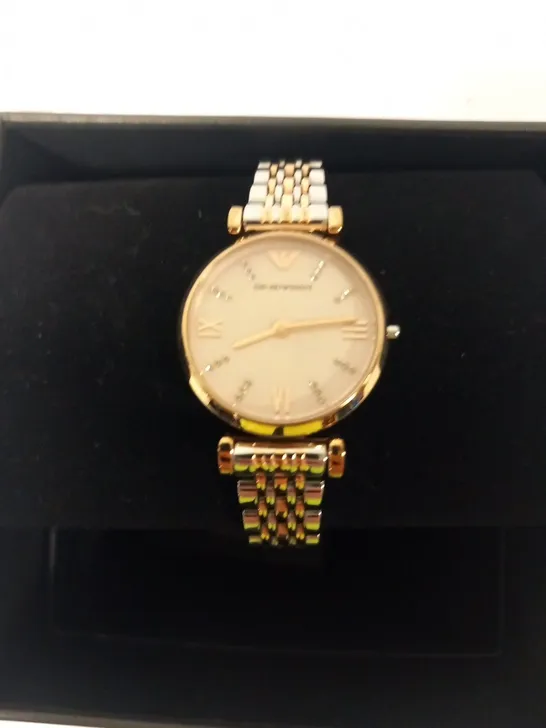 BOXED EMPORIO ARMANI LADIES WRIST WATCH