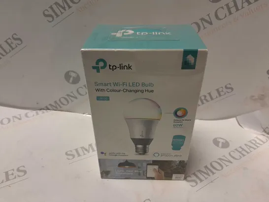 BOXED AND SEALED TP-LINK SMART WI-FI LED BULB WITH COLOUR CHANGING HUE (LB130)