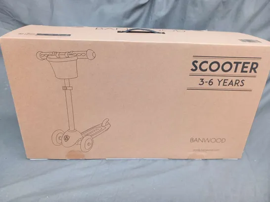 BOXED BANWOOD SCOOTER 3-6 YEARS