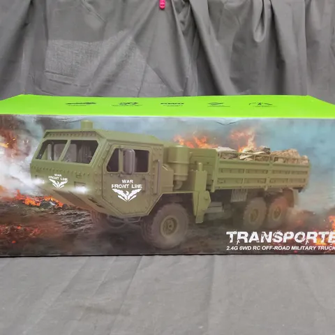 TRANSPORTER - 2.4G 6WD RC OFF-ROAD MILITARY TRUCK