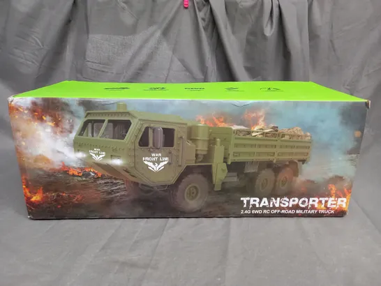 TRANSPORTER - 2.4G 6WD RC OFF-ROAD MILITARY TRUCK