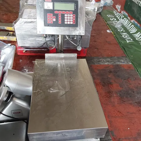 AVERY BERKEL DIGITAL SACK SCALES ON TROLLEY