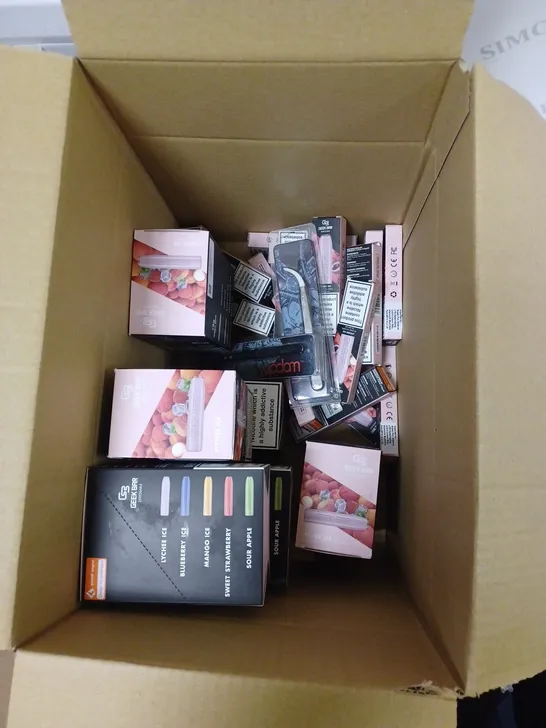 APPROXIMATELY 10 BOXES OF ASSORTED E-CIGARETTES