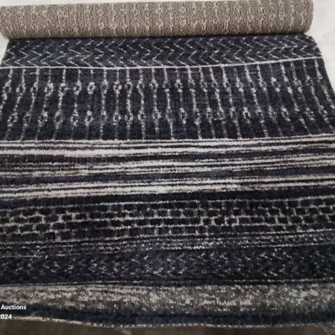 BRAND NEW PACO HOME 421 BLACK/BLUE ARGINO RUG SIZE 80CM 150CM 