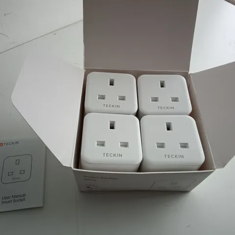 BOXED SET OF 4 TECKIN SP23 SMART SOCKETS