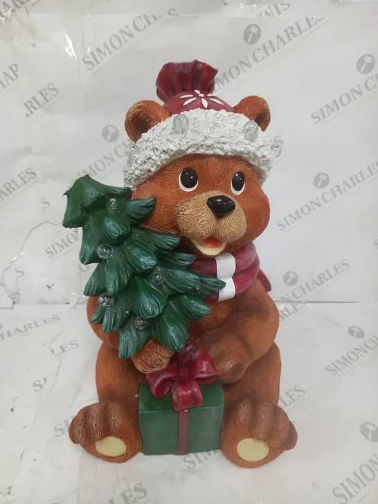 BOXED SANTA EXPRESS PRE-LIT INDOOR/OUTDOOR CHRISTMAS BEAR