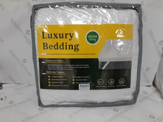 10cm THICK MATTRESS TOPPER - DOUBLE