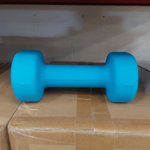 BOXED NEOPRENE 3KG DUMBELL - LIGHT BLUE 