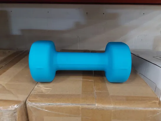 BOXED NEOPRENE 3KG DUMBELL - LIGHT BLUE 