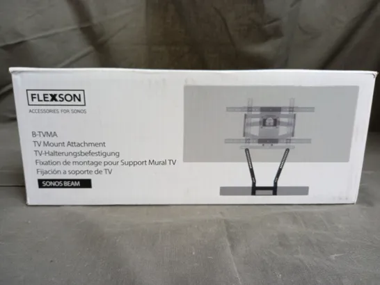 BOXED FLEXSON TV MOUNT ATTACHMENT  -  MODEL B-TVMA 