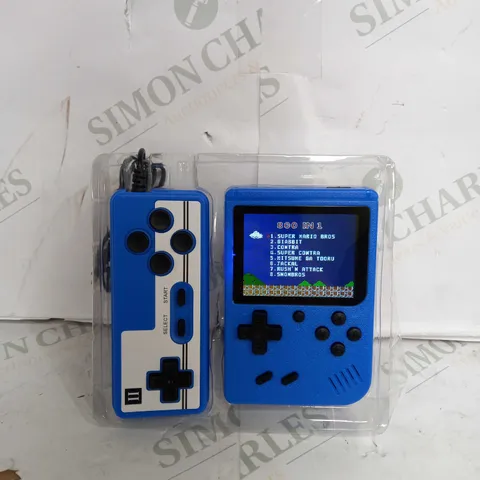 LARGE SCREEN MINI HANDHELD CONSOLE IN BLUE