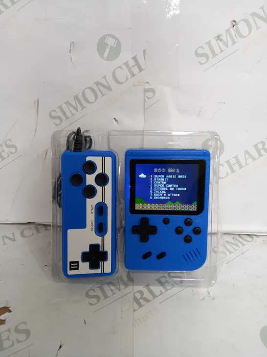 LARGE SCREEN MINI HANDHELD CONSOLE IN BLUE