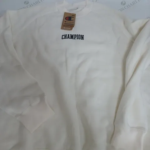 CHAMPION CREAM JUMPER - XL