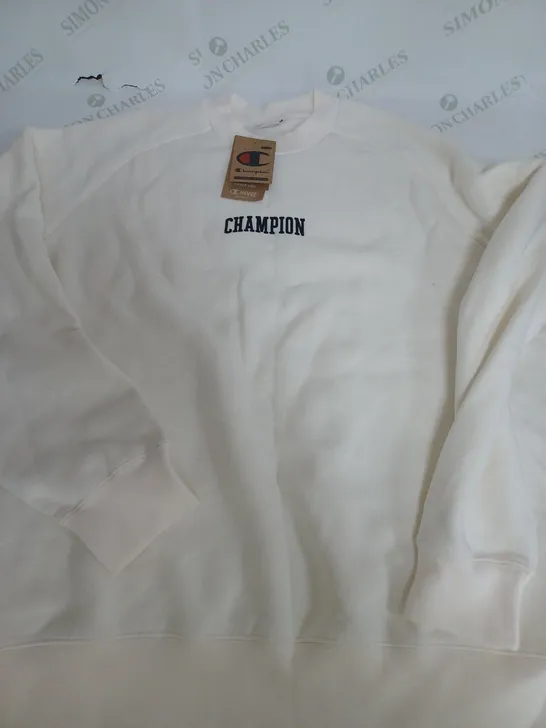 CHAMPION CREAM JUMPER - XL