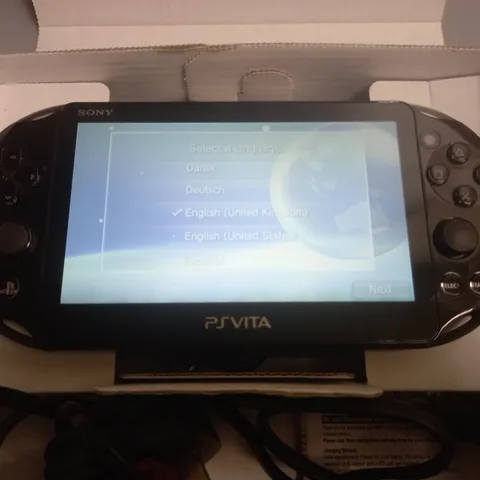 BOXED SONY PS VITA HANDHELD GAMES CONSOLE