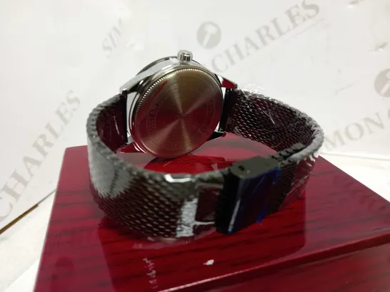 STOCKWELL DATE DIAL MESH STRAP WRISTWATCH RRP £650