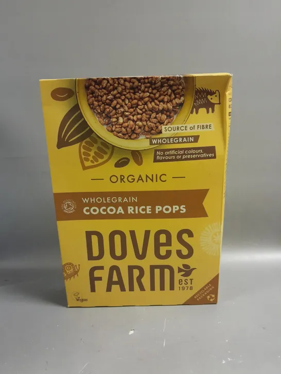 5 X SEALED DOVES FARM WHOLEGRAIN COCOA RICE POPS - 5 X 300G