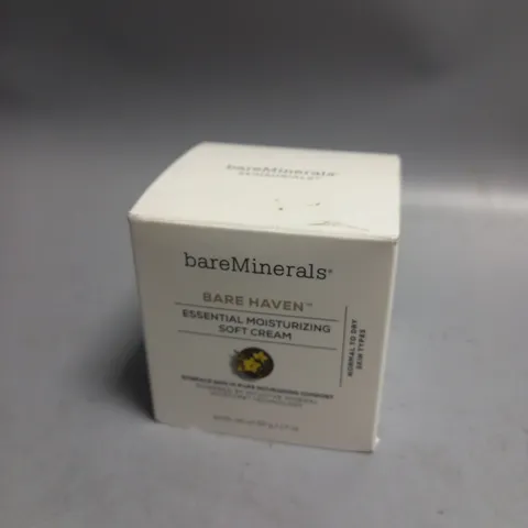 BOXED BARE MINERALS BARE HAVEN ESSENTIAL MOISTURIZING SOFT CREAM 50G