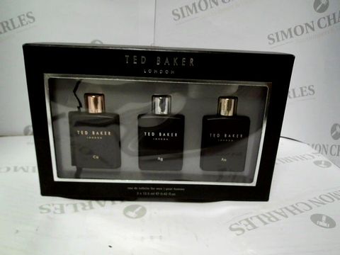 TED BAKER MINI TRIO GIFT SET FOR HIM EDT 3X12.5  RRP &pound;23.50