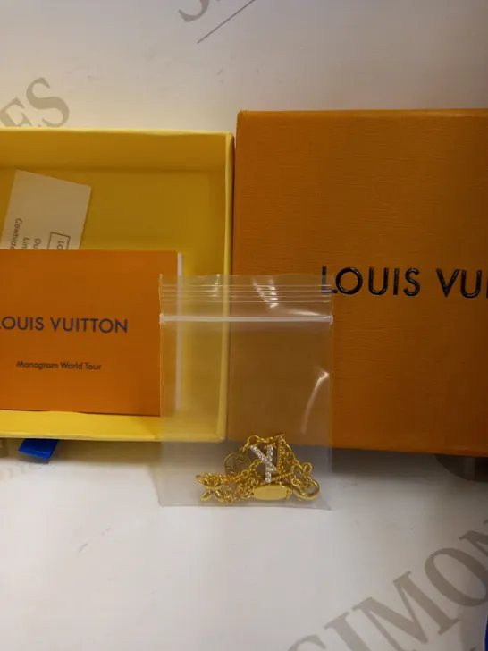 LOUIS VUITTON GOLD PLATED BRACLET