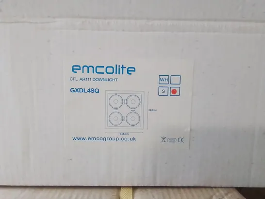 PALLET OF APPROXIMATELY 36 EMCOLITE CFL AR111 DOWNLIGHT GXDL4SQ - COLLECTION ONLY