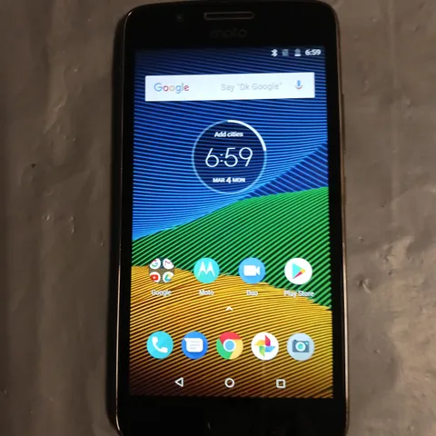 MOTOROLA MOTO G5 SMARTPHONE IN BLACK