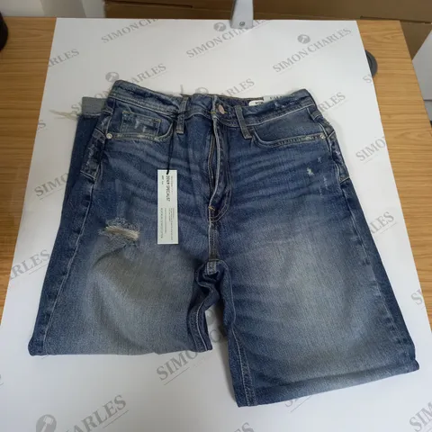 RIVER ISLAND DENIM SPECIALIST HIGH RISE MOM JEANS - 12S