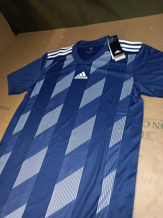 ADIDAS LOGO PATTERN T-SHIRT SIZE S