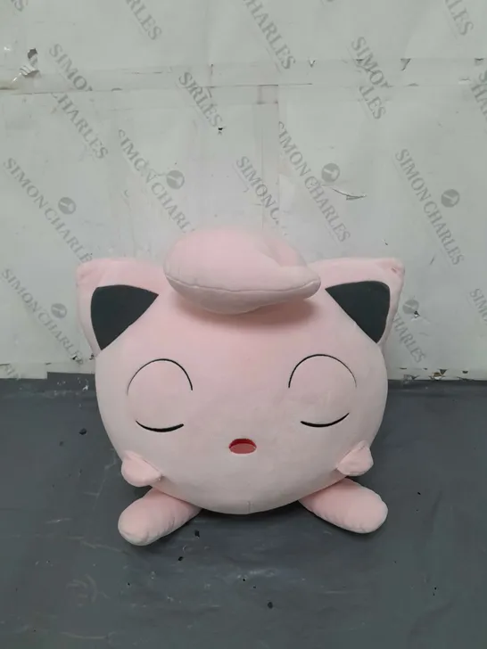 LARGE SLEEPING JIGGLYPUFF POKEMON PLUSH 