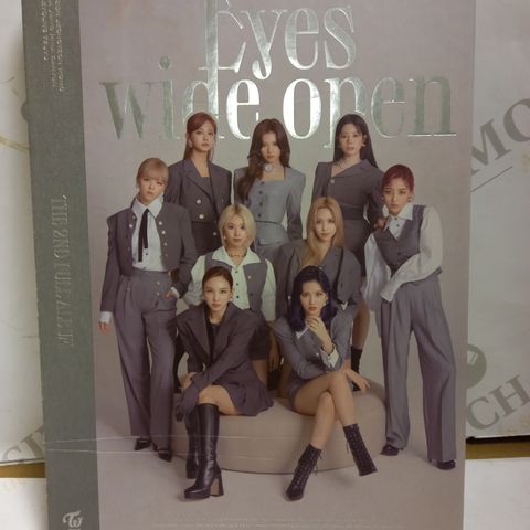 TWICE EYES WIDE OPEN ALBUM WITH PHOTO BOOK