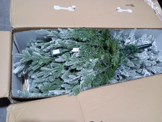 SANTA'S BEST PRE-LIT SNOW KISSED AUBURN CHRISTMAS TREE 4FT - COLLECTION ONLY