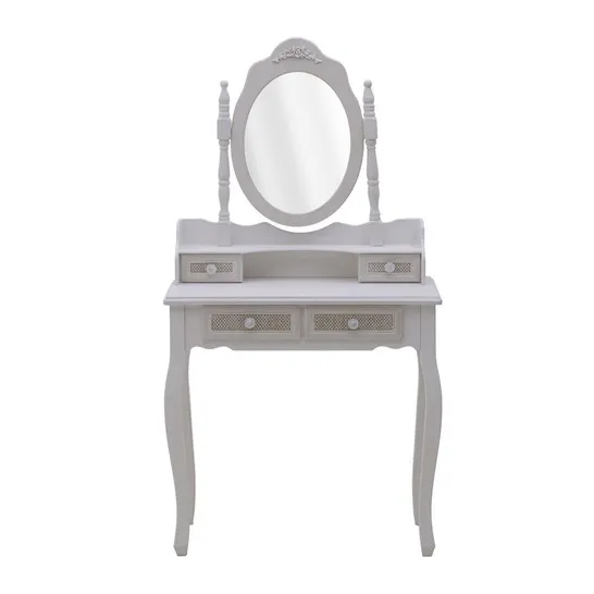 BOXED GLASSCOCK DRESSING TABLE WITH MIRROR (1 BOX)