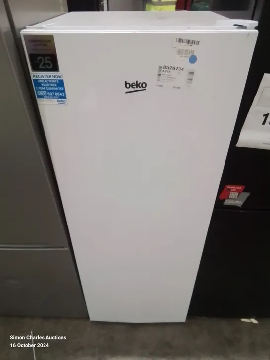 BEKO FREESTANDING TALL LARDER FRIDGE IN WHITE LSG4545W - UNPROCESSED RAW RETURN