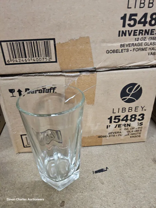 APPROXIMATELY 36 × 12oz INVERNESS TUMBLERS (3 BOXES)