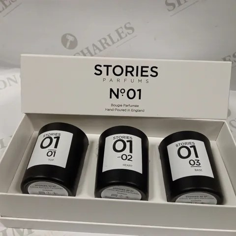 STORIES PARUMS NO.1 CANDLE SET 