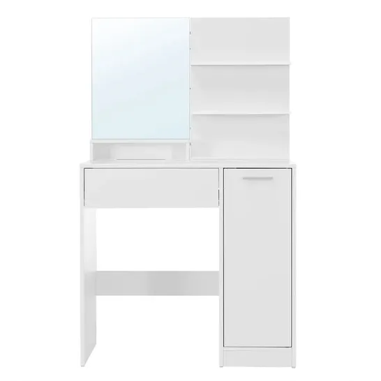 BOXED DOVEWOOD DRESSING TABLE WITH MIRROR 