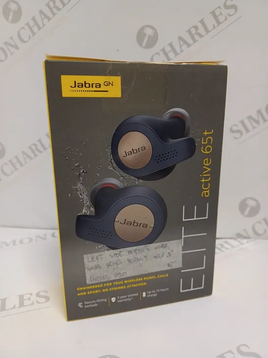 BOXED JABRA ELITE ACTIVE 65T EARBUDS