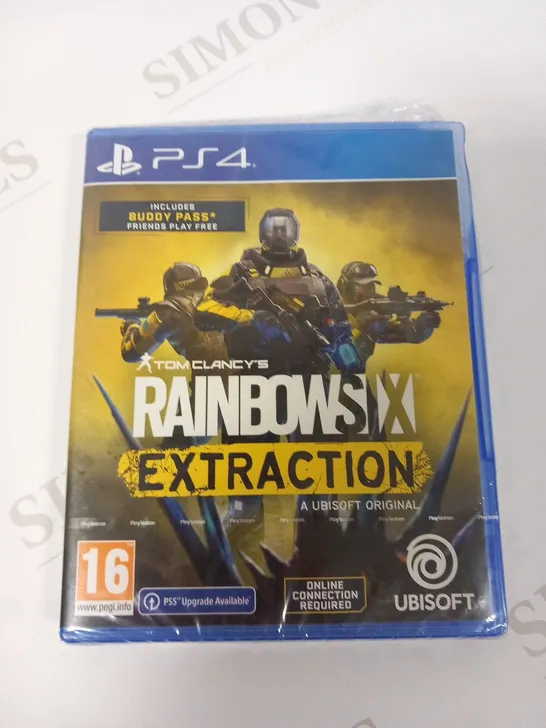 PLAYSTATION 4 TOM CLANCY'S RAINBOWS X EXTRACTION