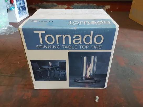 BOXED TORNADO SPINNING TABLE TOP FIRE