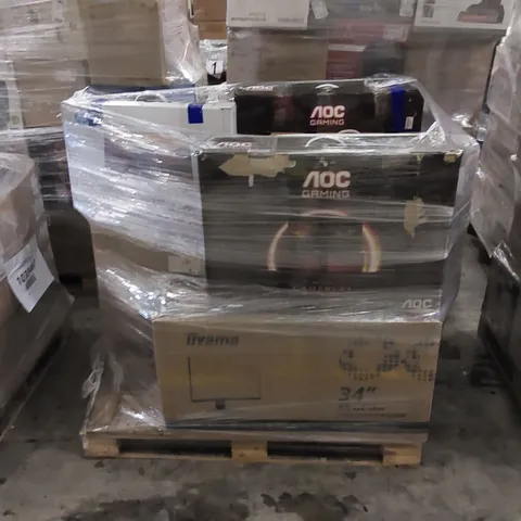 PALLET OF APPROXIMATELY 18 UNPROCESSED RAW RETURN MONITORS TO INCLUDE;