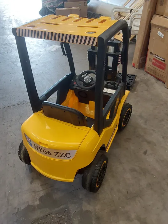 CHILDREN’S 12V ELECTRIC RIDE ON FORKLIFT TRUCK