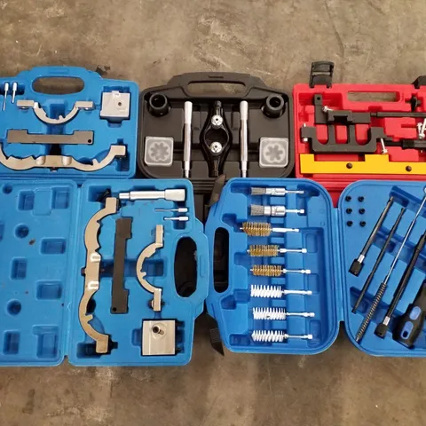 5 CASES CONTAINING ASSORTED TOOLS