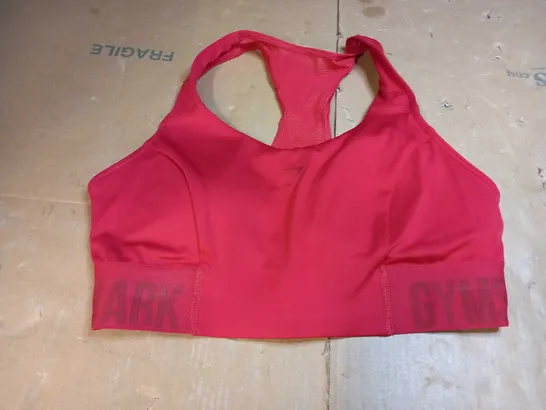 GYMSHARK SPORTS BRA SIZE M