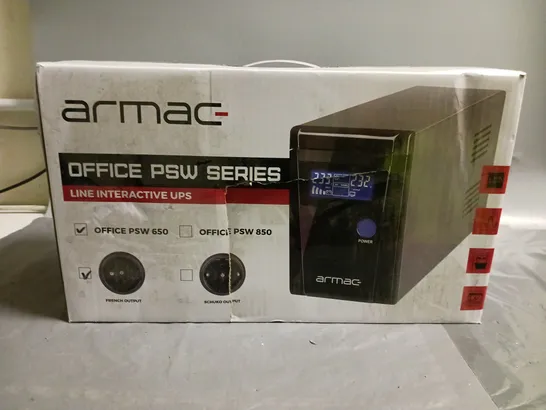 BOXED ARMAC OFFICE PSW 650 SERIES LINE INTERACTIVE UPS