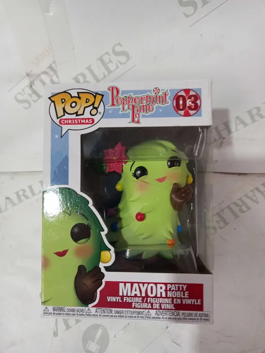 FUNKO POP CHRISTMAS PEPPERMINT LANE 03 MAYOR PATTY NOBLE VINYL FIGURE