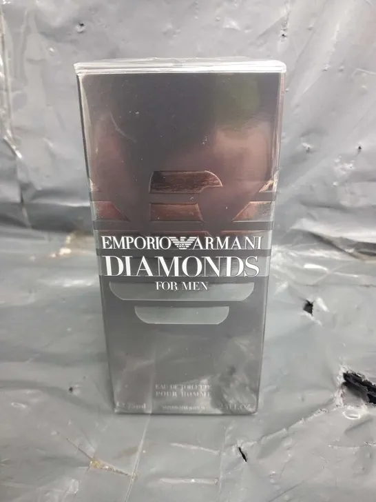 BOXED AND SEALED EMPORIO ARMANI DIAMONDS FOR MEN EAU DE TOILETTE SPRAY 75ML