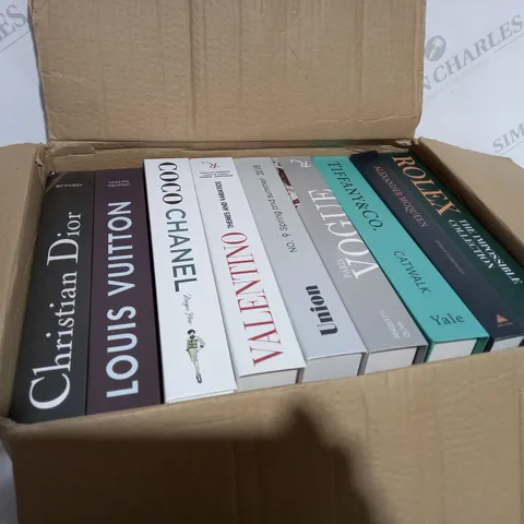 BOX OF 9 ASSORTED FAKE BOOKS 